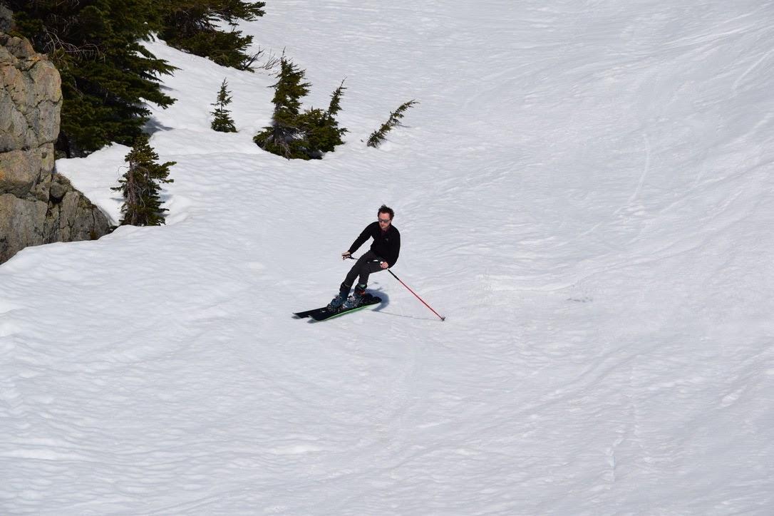 skiing